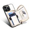 Wallet Crossbody for iPhone 12/13/14 ProMax Phone Case with Lanyard Strap Cover, PU Protective Handbag Zipper for Samsung