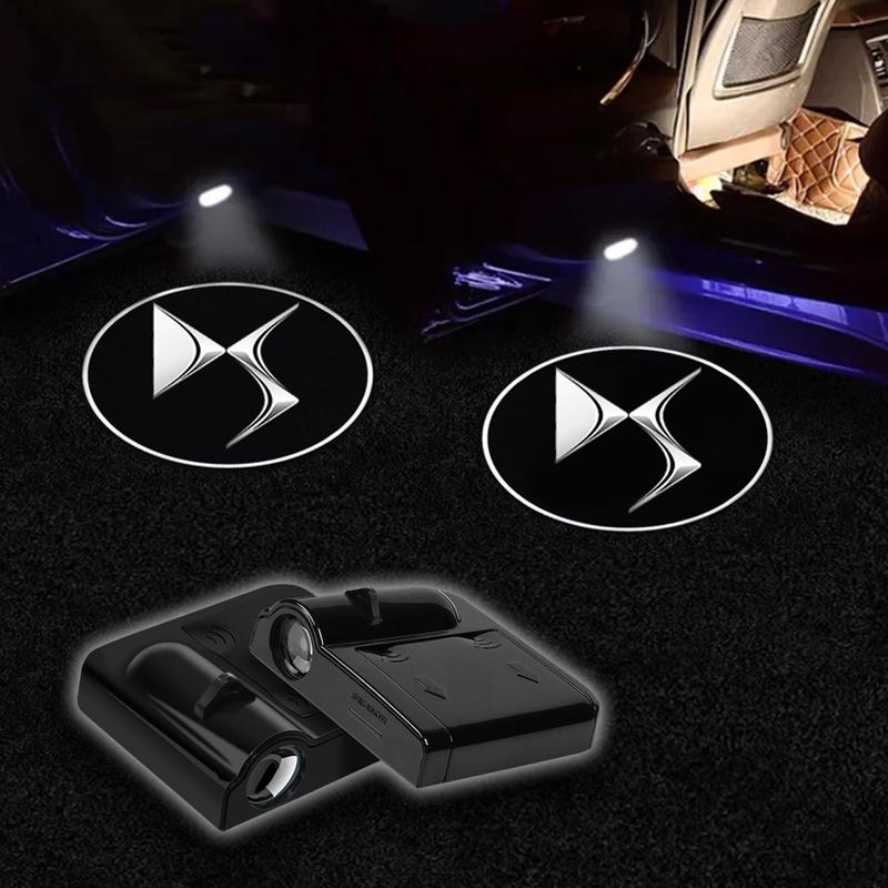 1/2pcs LED Car door projector high-definition welcome light For Citroen DS 2 3 4 5 6 7 DS2 DS3 DS4 DS5 DS6 DS7 WILD RUBIS SPIRIT