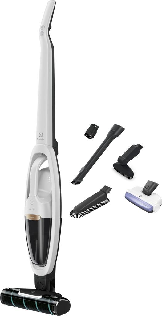 Electrolux Well Q7 Cordless Cleaner with Dust Removal Rate Charging Time Approximately Hours Equipped with Handy Cleaner Satin White Filter for Clean