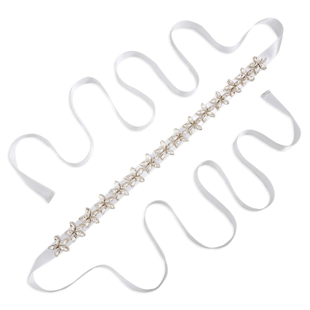 Свадебный пояс со стразами, аксессуары для свадебного платья подружки невесты, ремни, украшенный кристаллами, свадебный пояс из атласа, свадебный S96