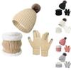 Winter Hat Scarf Gloves, Winter Hats For Women With Long Scarf, Non- Touchscreen Gloves, Gifts For Women