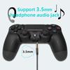 DATA FROG Беспроводной Bluetooth-контроллер для контроллера PS4, удаленный геймпад, совместимый с игровым джойстиком PS4/Slim/Pro с двойной вибрацией для ПК