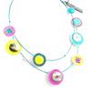 [H2417] - Multicolor 'Bora Bora' Designer Necklace