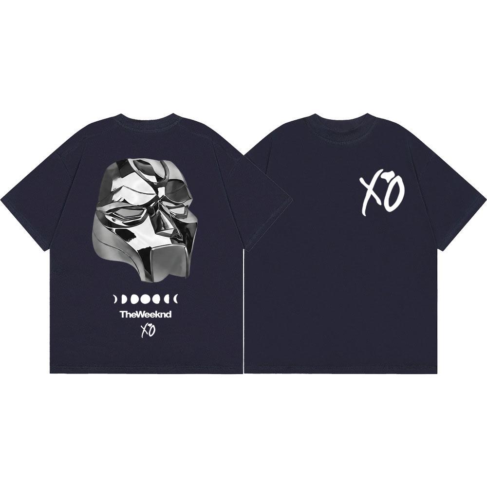 Rapper The Weeknd Merch T-shirts Men Women Hip Hop Vintage Short Sleeve T Shirts Fashion Casual 100%cotton T-shirt Streetwear