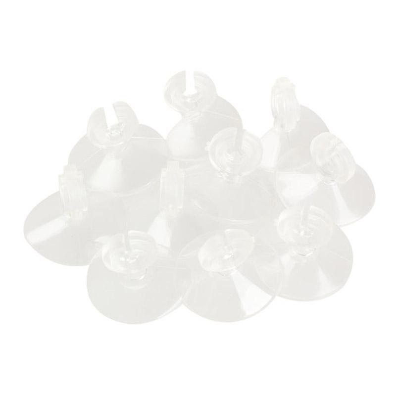 10pcs Aquarium Sucker Suction Cup for 4 6mm Air Line Pipe Tube Wire Holder Clear Sucker for Glass 2.5*2cm