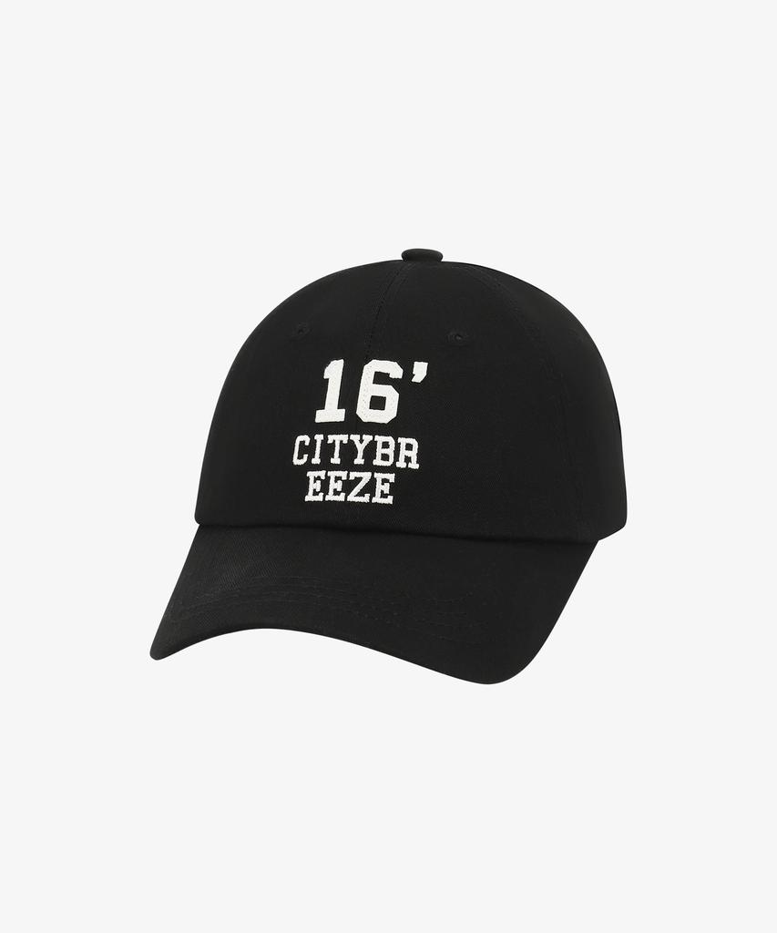 Кепка-бейсболка с аппликацией-шариком из войлока с логотипом CITYBREEZE_Черная