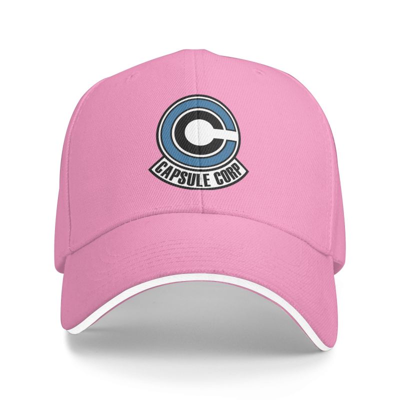 Capsule Corp Print Baseball Cap Daily Casual Sandwich Cap Unisex Sun Protection Bucket Hats Snapback Hat Dad Hats Casquette
