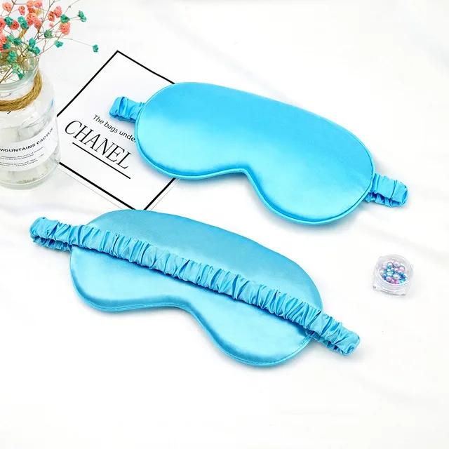 1pc Imitated Silk Shading Eye Cover Comfortable Travel Relax Soft Eyeshade Sleep Night Mask Health Sleeping Shield Care Tools
