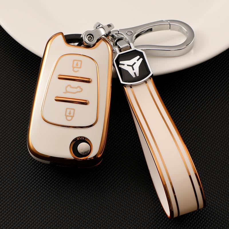 TPU Car Key Case Cover Shell Fob Keychain For KIA Sportage Rio 3 Soul Optima Ceed Pro K5 K2 Pride For Hyundai I30 Ix20 Ix25 Ix35 Elantra Accent