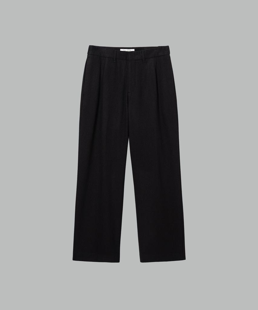 NONBLANK [Set Up] Wool Flannel Loose Fit Set-Up_Black