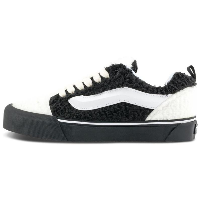 Vans Knu Skool Износостойкие низкие кеды для скейтборда Унисекс Черно-белые кроссовки VN000D22BP7