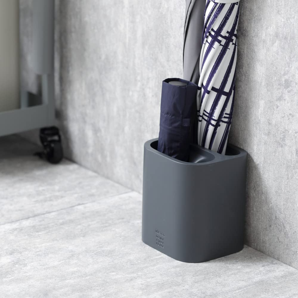 ideaco (ideaco) Charcoal Umbrella Stand for Long and Folding Umbrellas, Bicomini (bicomini) One