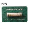 Держатель денег на выпускной 2025 года Поздравляем выпускников Держатель денег на выпускной с пластиковой обложкой Подарочная карта на выпускной
