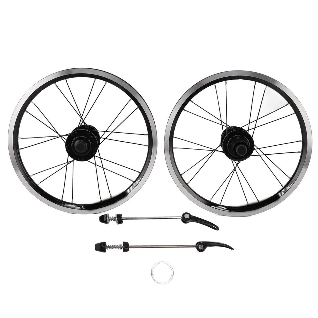 Комплект колес 16 дюймов Двойные обода из алюминиевого сплава 305 Дисковый тормоз 6 болтов 11 скоростей 20 спиц Передний Задний Вилсет для Складного велосипеда Шоссейного велосипеда Горного велосипеда