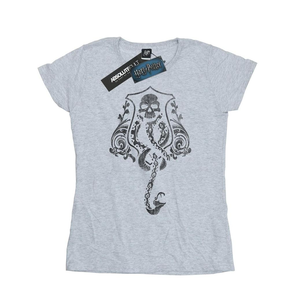 Harry Potter Womens/Ladies Dark Mark Cotton Logo T-Shirt