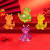 Small Transparent Resin Dragon Ornaments Chinese Zodiac Auspicious Dragons  Children