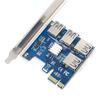 Карта-райзер PCI-E USB 3.0 Карта-мультипликатор портов PCIe PCI express PCIe 1 к 4 PCI-E к PCI-E для майнера BTC