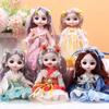5 шт./набор из нескольких кукол BJD с подвижными суставами, подарки на день рождения, мини-кукла для девочек, 3D-глаза, 17 см, игрушка для наряда