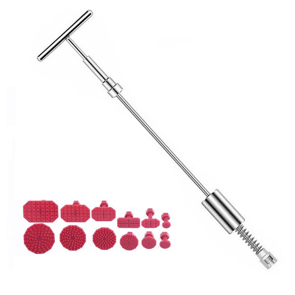 DIY Repair Dent Puller T Rod Car Dent Repair Kit Portable Car Dent Puller Tools  Vehicle Repairs