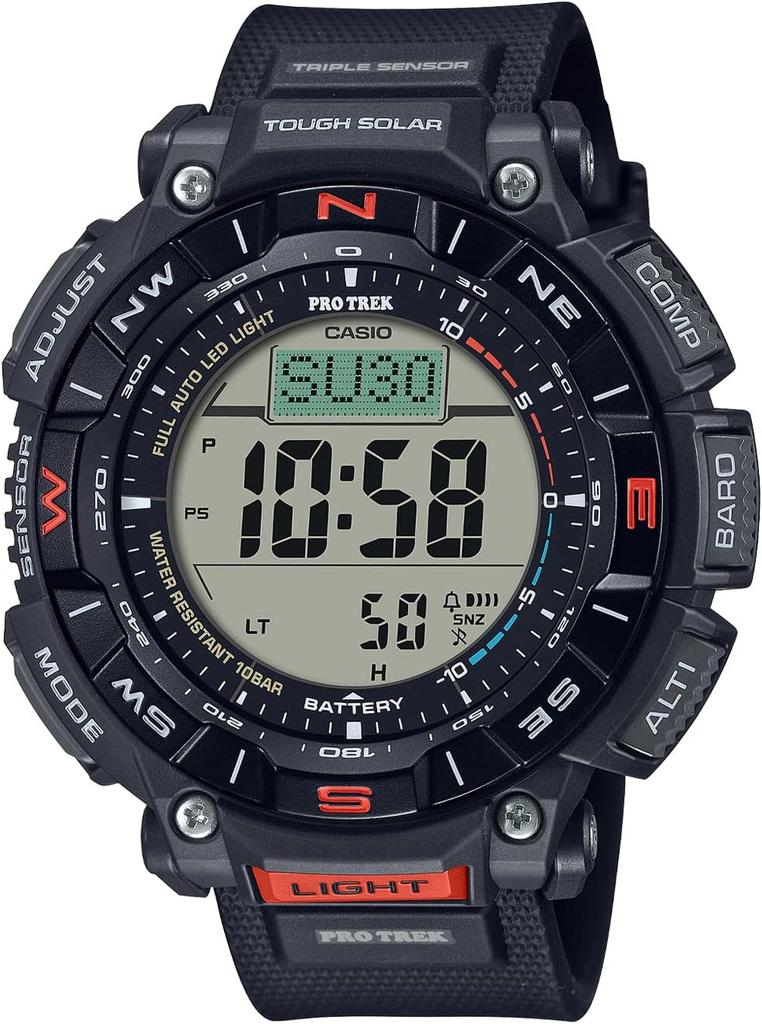 Casio Мужские S Pro Trek Solar биомасса пластик Черный Prg 340 1jf