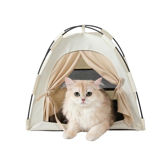 Палатка для кошек Pop-Up Палатка для питомцев Моющаяся Водонепроницаемая Укрытие с ковриком