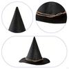 Halloween Witch Hat Costume Accessory for Dress up Stage Show Role Playing