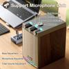 Полочный телевизор с аудиосистемой и пультом дистанционного управления, деревянный студийный беспроводной Bluetooth-динамик, подходит для гостиной, набора динамиков, управления, динамика, внутреннего, караоке,