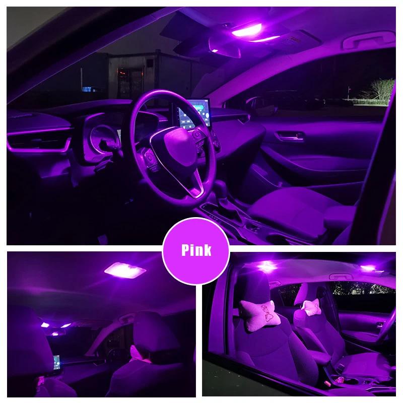 6pcs 12v Car LED Bulbs Kit Interior Dome Reading License Plate Lamps Trunk Light For Honda CR-V CRV 2010 2011 2012 Accessories