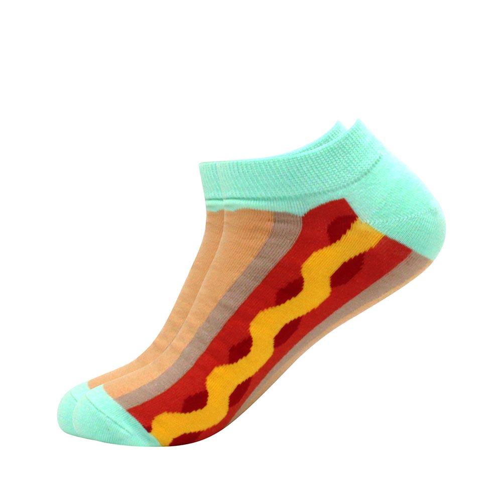 Носки мужские, новейший дизайн, короткие летние носки, качественные деловые, с геометрическим узором, цветные, мужские хлопковые носки