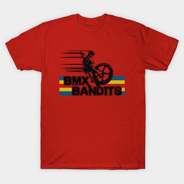 Мужская черная футболка с принтом Модель 5 Bandits Bikers Печать на термотрансферной бумаге без вырезания Хлопковая футболка - Мужская летняя хлопковая футболка с графическим принтом