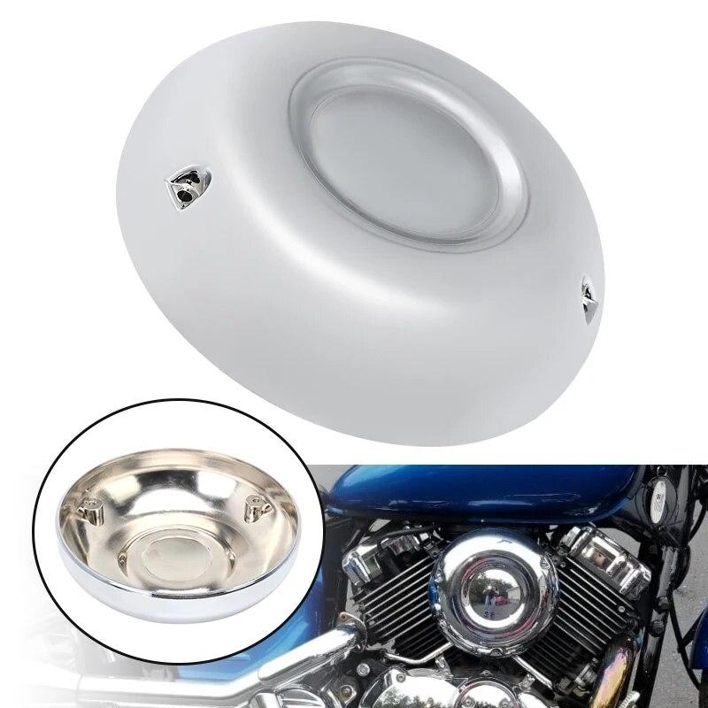 Chrome Motorcycle Air Cleaner Filter Cover ABS Plastic For Yamaha V-Star 400 650 XVS650 DragStar 400 650