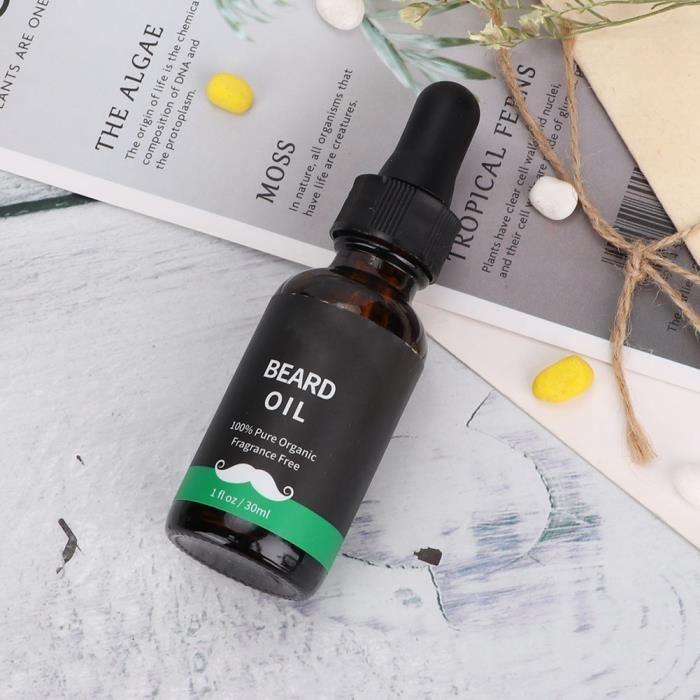 Huile De Barbe, MELAO Huile De Barbe MELAO Naturel Liquide Huile De Soin Pour La Croissance Des Moustaches De Barbe 30ML