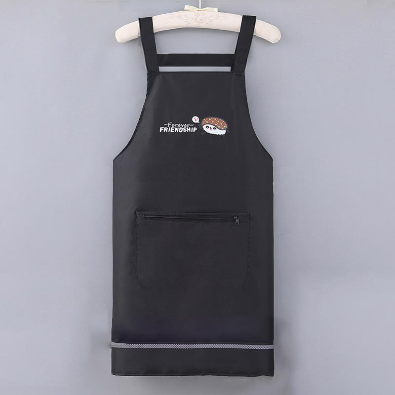 Household Kitchen Apron Household Abrasion Resistant Waterproof Antifouling Barista Apron Restaurant Uniform Coffee House