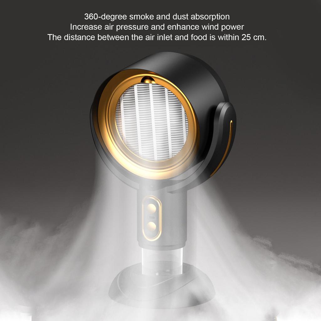 Портативная многофункциональная мощная коптильняБытовая мини настольная коптильня-гриль-машина для приготовления горячих горшков-вытяжка