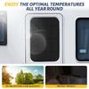 RV Door Window Cover Blackout Waterproof Shield Portable Privacy Trailer Interior Cover for Camping Picnic Travel Road Trips