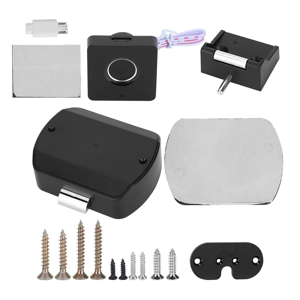 Intelligent Fingerprint Lock Smart Electric Drawer Cabinet Lock for Home Office Wardrobe Furniture