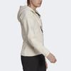 Adidas Женская куртка с капюшоном на молнии W ZNE Fz Logo, цвет желтый, белый H40976