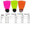 1 Pair Non-slip Swim Fins Wear-resistant Frog Shoes Snorkeling Fins Floating Swim Fins  Adults