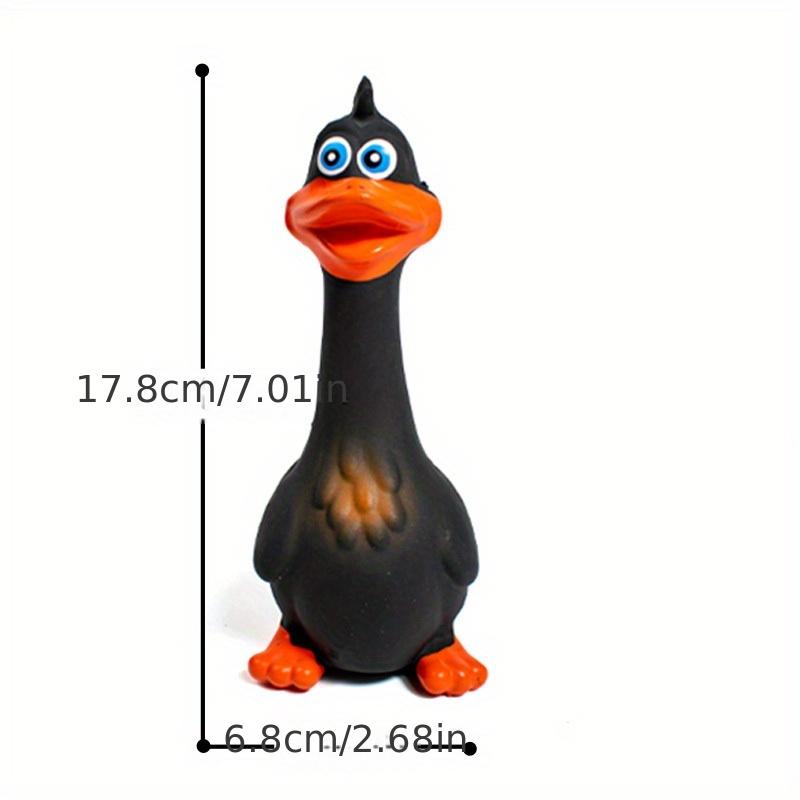 Durable Latex Squeaky Chicken Toy for Dogs with Fun Quacking Sound, Great for Relieving Boredom and Stress
