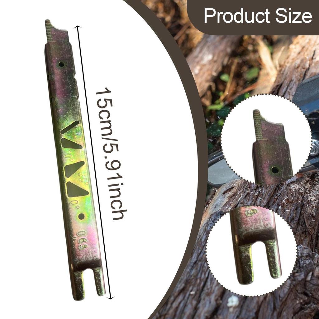 Chainsaw Depth Gauge Parts Sturdy Portable Accessories Aluminum Alloy File Guide Tool for Park,