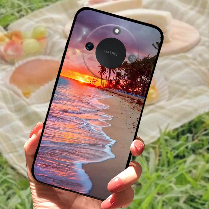 Чехол для Honor X9C Smart 5G, противоударный, силиконовый, мягкий ТПУ, бампер для телефона, чехол-накладка для Huawei Honor X9C 5G, мультяшные Fundas Coque