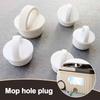 10 шт./набор Круглая форма Крышка сливного отверстия Шпигаты Отверстия для слива Заглушки Герметизирующие Заглушки Ванная Комната Прачечная Кухня