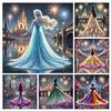 Набор для алмазной живописи «Принцессы» 5D DIY Алмазная вышивка Крестик Ручная работа Искусство Подарок Поделки Декор для дома