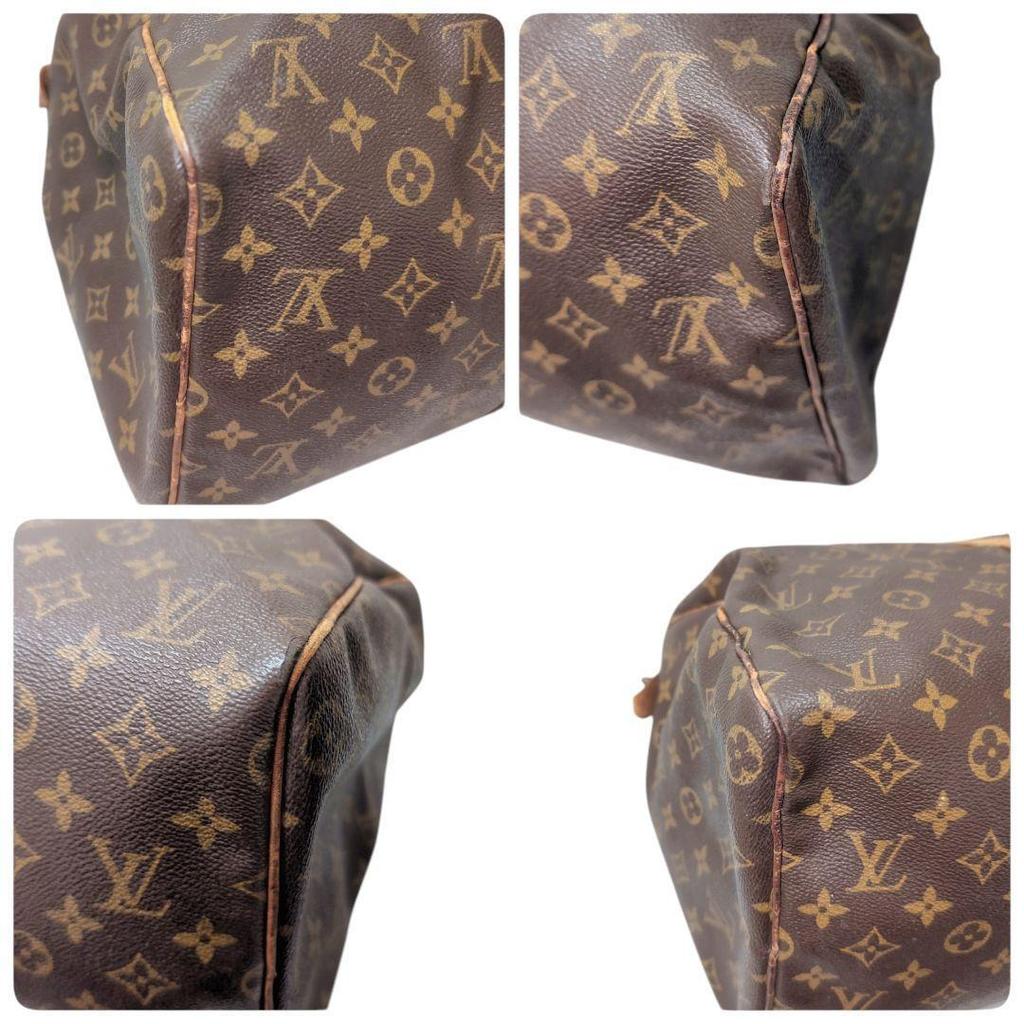 Louis Vuitton Monogram Keepall 45 Boston Bag Brown Travel Bag Authenticated from Japan