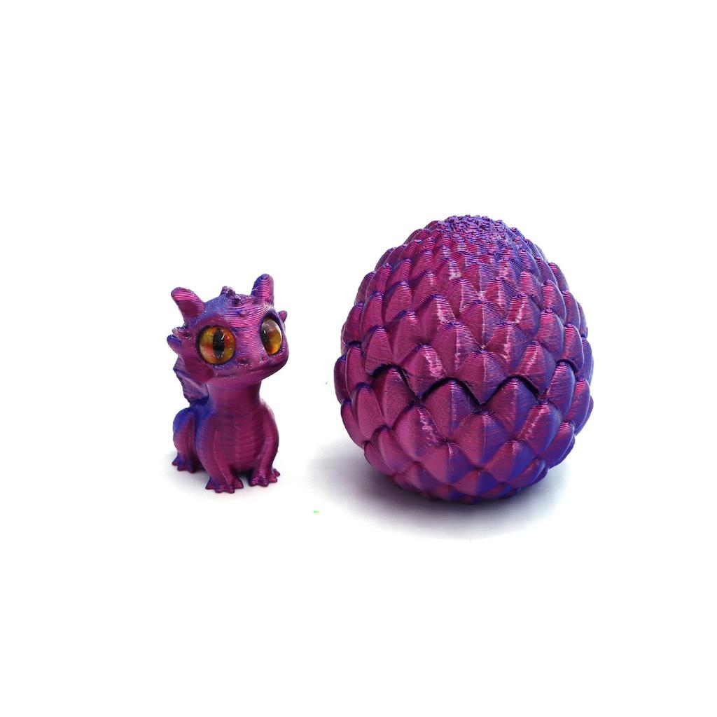 Набор 3D-печатных яиц дракона, красочные детские игрушки, украшения, декомпрессионная модель, фигурки