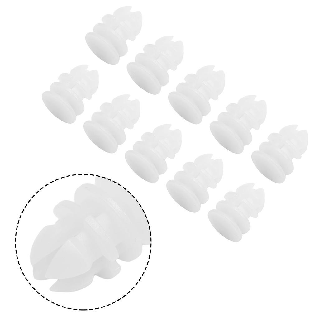 Высококачественные ФИКСАТОРЫ Автомобильные аксессуары Крепления Практичные сменные заклепки Белые ДЛЯ TESLA MODEL 3 2017 И НОВЕЕ