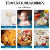 Digital Food Thermometer LCD Screen Stainless Steel Probe Electronic Thermometer Water Milk Soup Baking Temperature Tester