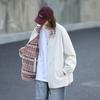Куртка для влюбленных Мужская и женская новая осенняя мода два наряда японский тренд воротник-стойка свободное пальто