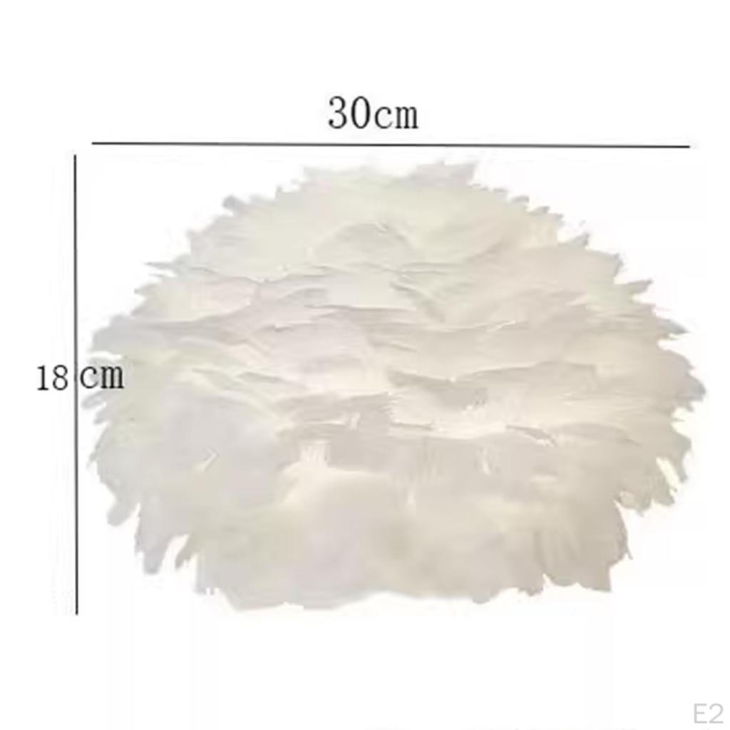 Абажур-перо Богемный Настольный Чехол Потолочный Подвесной Абажур Подвесной Светильник для