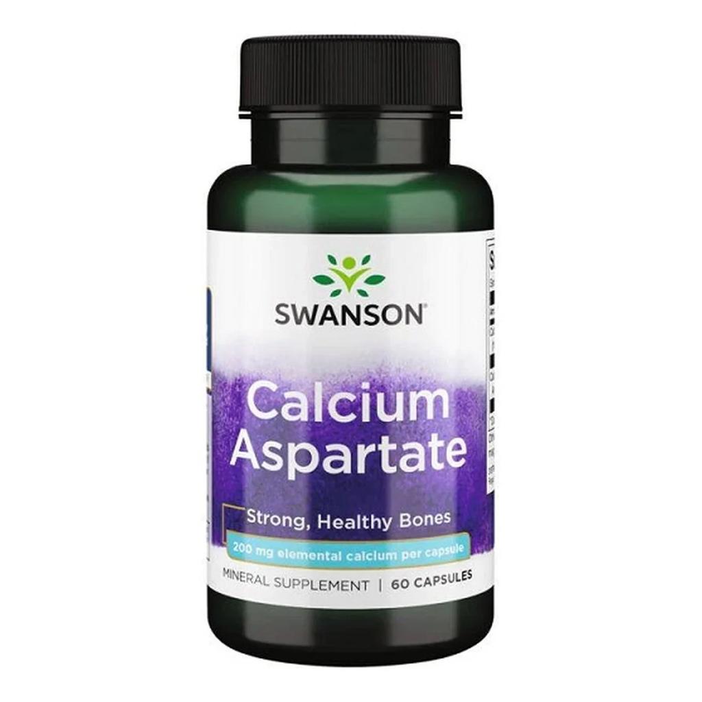Calcium Aspartate, 200mg Elemental Calcium - 60 caps